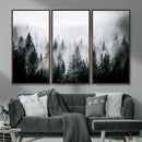 Foggy Pine Forest Canvas Wall Art by MyGreatCanvas | Canvas Wall Art Prints | Photo Prints & Wall Decor