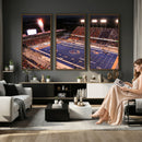 Boise State Broncos Albertsons Stadium Wall Art Canvas Print