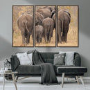Wild Elephant Wall Art Canvas Print by MyGreatCanvas | Canvas Wall Art Prints | Photo Prints & Wall Decor