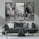 Wild Elephant Wall Art Canvas Print by MyGreatCanvas | Canvas Wall Art Prints | Photo Prints & Wall Decor