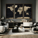 World Map Wall Art Print – Detailed Map of the World Wall by MyGreatCanvas | Canvas Wall Art Prints | Photo Prints & Wall Decor