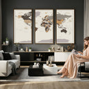 World Map Wall Art Print