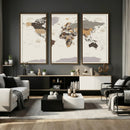 World Map Wall Art Print by MyGreatCanvas | Canvas Wall Art Prints | Photo Prints & Wall Decor