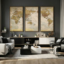 World Map Canvas Print – Detailed Map of the World Wall Art by MyGreatCanvas | Canvas Wall Art Prints | Photo Prints & Wall Decor