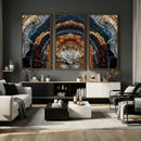 Abstract Wood Grain Canvas Print, Tree Ring Pattern Wall by MyGreatCanvas | Canvas Wall Art Prints | Photo Prints & Wall Decor