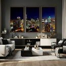 Atlanta Skyline Wall Art Canvas Print – Modern Cityscape by MyGreatCanvas | Canvas Wall Art Prints | Photo Prints & Wall Decor
