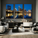 Austin Skyline Wall Art Canvas Print, Austin Downtown Night by MyGreatCanvas | Canvas Wall Art Prints | Photo Prints & Wall Decor