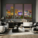 Baltimore Skyline Wall Art Canvas Print, Baltimore Downtown by MyGreatCanvas | Canvas Wall Art Prints | Photo Prints & Wall Decor