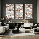 Abstract Longhorn Herd Wall Art Canvas Print - Abstract by MyGreatCanvas | Canvas Wall Art Prints | Photo Prints & Wall Decor