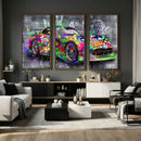 Graffiti Sports Car Street Art Wall Art Canvas Print, by MyGreatCanvas | Canvas Wall Art Prints | Photo Prints & Wall Decor