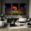 Auburn Stadium Wall Art Canvas Print, College Football Night by MyGreatCanvas | Canvas Wall Art Prints | Photo Prints & Wall Decor