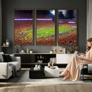 Clemson Football Stadium Wall Art Canvas Print, College