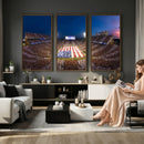 Oklahoma Sooners Memorial Stadium Wall Art Canvas Print,