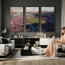 Ole Miss Rebels Vaught Hemingway Stadium Wall Art Canvas
