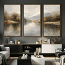 Abstract Landscape Wall Art Canvas Print, Modern Lake by MyGreatCanvas | Canvas Wall Art Prints | Photo Prints & Wall Decor