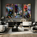 Graffiti Baseball Player Street Art Wall Art Canvas Print by MyGreatCanvas | Canvas Wall Art Prints | Photo Prints & Wall Decor