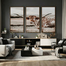Texas Longhorn Bull Rustic Wall Art Canvas Print by MyGreatCanvas | Canvas Wall Art Prints | Photo Prints & Wall Decor