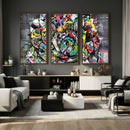 Abstract Graffiti Collage Street Art Wall Art Canvas Print by MyGreatCanvas | Canvas Wall Art Prints | Photo Prints & Wall Decor