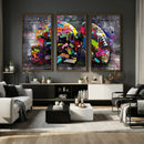 Graffiti American Football Helmet Street Art Wall Art Canvas by MyGreatCanvas | Canvas Wall Art Prints | Photo Prints & Wall Decor