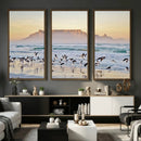 Seagulls Over Ocean Wall Art Canvas Print – Coastal Beach by MyGreatCanvas | Canvas Wall Art Prints | Photo Prints & Wall Decor