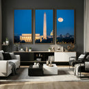 Washington DC Skyline Wall Art Canvas Print – Lincoln by MyGreatCanvas | Canvas Wall Art Prints | Photo Prints & Wall Decor