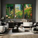 Gustav Klimt Boho Mountain Landscape Large Wall Art, by MyGreatCanvas | Canvas Wall Art Prints | Photo Prints & Wall Decor