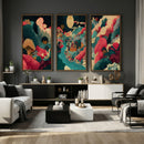 Colorful Japanese Landscape Print: Maximalist Panoramic Wall by MyGreatCanvas | Canvas Wall Art Prints | Photo Prints & Wall Decor