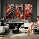 Jazz Band Canvas Wall Art — Jazz Club Singer Saxophone Print by MyGreatCanvas | Canvas Wall Art Prints | Photo Prints & Wall Decor