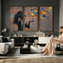 Urban Banksy Butterfly Girl Wall Art Canvas Print, Framed by MyGreatCanvas | Canvas Wall Art Prints | Photo Prints & Wall Decor