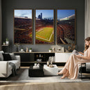 Chicago Bears Soldier Field Canvas Wall Art, NFL Stadium Panorama Print, Football Arena Photography for Sports Fans by MyGreatCanvas | Canvas Wall Art Prints | Photo Prints & Wall Decor