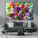Oil Flower Abstract Canvas Print by MyGreatCanvas | Canvas Wall Art Prints | Photo Prints & Wall Decor