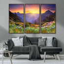 Mountain and Spring Wall Art Canvas Print by MyGreatCanvas | Canvas Wall Art Prints | Photo Prints & Wall Decor