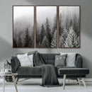 Big Foggy Forest and Misty Trees Forest Wall Art Canvas by MyGreatCanvas | Canvas Wall Art Prints | Photo Prints & Wall Decor