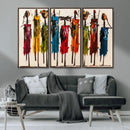 Abstract African Women Wall Art Canvas Print by MyGreatCanvas | Canvas Wall Art Prints | Photo Prints & Wall Decor