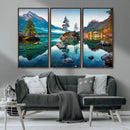 Crystal Clear Lake Wall Art | Mountains Wall Art Canvas | 3 by MyGreatCanvas | Canvas Wall Art Prints | Photo Prints & Wall Decor