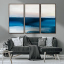 Dark Blue Abstract Wall Art Canvas Print by MyGreatCanvas | Canvas Wall Art Prints | Photo Prints & Wall Decor