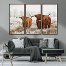 Longhorn Cattle Wall Art Canvas Print, Framed Farmhouse by MyGreatCanvas | Canvas Wall Art Prints | Photo Prints & Wall Decor