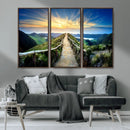 Mountain and Sunset Wall Art Canvas Print by MyGreatCanvas | Canvas Wall Art Prints | Photo Prints & Wall Decor