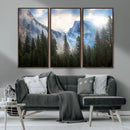 Half Dome Yosemite Calinia Wall Art Canvas Print El Capitan by MyGreatCanvas | Canvas Wall Art Prints | Photo Prints & Wall Decor