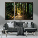 Natural Landscape Wall Art Relaxing Forest Canvas Print