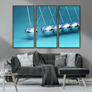 Wall Art Newton's Cradle Canvas Print, Framed Newton Cradle