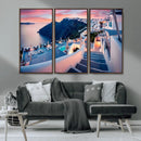 Santorini Island Wall Art Canvas Print by MyGreatCanvas | Canvas Wall Art Prints | Photo Prints & Wall Decor