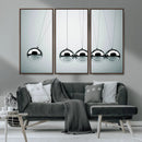 Newton's Cradle Wall Art Canvas Print, Framed Newton Cradle