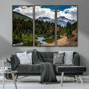 San Juan Nal Forest Wall Art Landscape Canvas Print