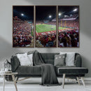 Mississippi State Bulldogs Stadium Wall Art Canvas Print –