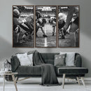 American Football Wall Art Canvas Print Framed Stadium Sport