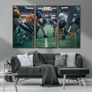 American Football Playing Wall Art Canvas Print by MyGreatCanvas | Canvas Wall Art Prints | Photo Prints & Wall Decor