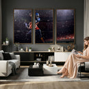 American Football Wall Art Canvas Print, Stadium Sport Wall