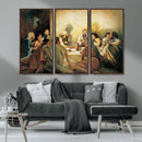Last Supper Wall Art Canvas Print, Framed Jesus Painting Art