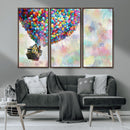 Up Pixar Poster, Look Up Pixar Wall Art, Up Pixar Canvas,